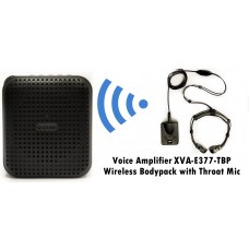Voice Amplifier with Wireless  bodypack with Throat Mic - XVA-E377-TBP