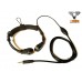 Radio Throat Microphone System XTM850GT-KW  (with Dual Transponders) for Kenwood, Baofeng, & Retevis Radios