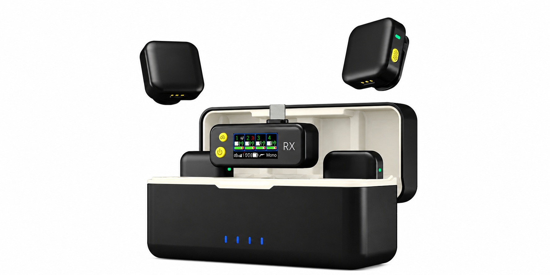 High-Performance 4-Channel AI-Powered Wireless Audio System 