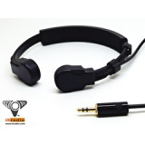 Single Transponder Throat Microphone