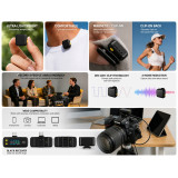 AI Intelligent Wireless Lavalier 1-to-4  Microphone System - XWL-M6Q124-USC