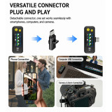 AI Intelligent Wireless Lavalier 1-to-4  Microphone System - XWL-M6Q124-USC
