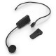 Voice Amplifier with Wired Throat Mic and Wireless Headset Mic